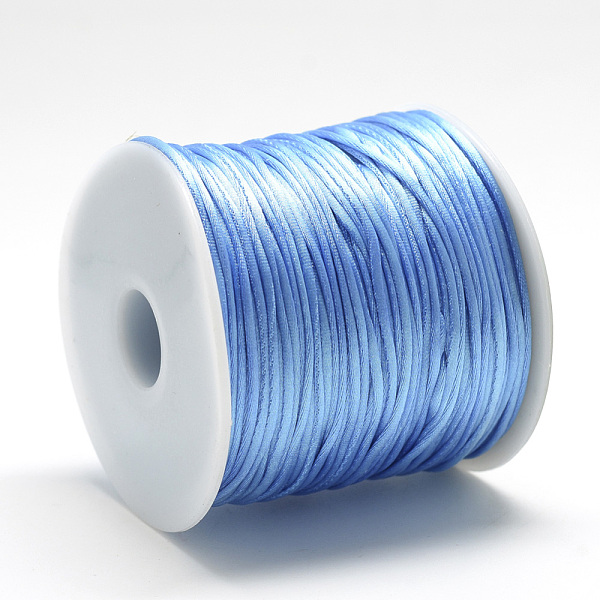 PandaHall Nylon Thread, Rattail Satin Cord, Cornflower Blue, about 1mm, about 76.55 yards(70m)/roll Nylon Blue
PandaHall Nylon Thread, Rattail Satin Cord, Cornflower Blue, about 1mm, about 76.55 yards(70m)/roll Nylon Blue