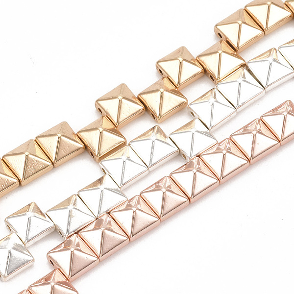 PandaHall Electroplate Non-magnetic Synthetic Hematite Multi- Strand Links, Rivet/Pyramid, Mixed Color, 6x6x4mm, Hole: 1mm, about...
PandaHall Electroplate Non-magnetic Synthetic Hematite Multi- Strand Links, Rivet/Pyramid, Mixed Color, 6x6x4mm, Hole: 1mm, about...