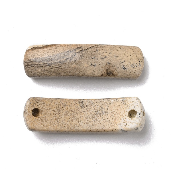 PandaHall Natural Picture Jasper Connector Charms, Curved Tube, Arch, 36~37x10.5~11x5.5~6mm, Hole: 1.2mm Picture Jasper Arch
PandaHall Natural Picture Jasper Connector Charms, Curved Tube, Arch, 36~37x10.5~11x5.5~6mm, Hole: 1.2mm Picture Jasper Arch