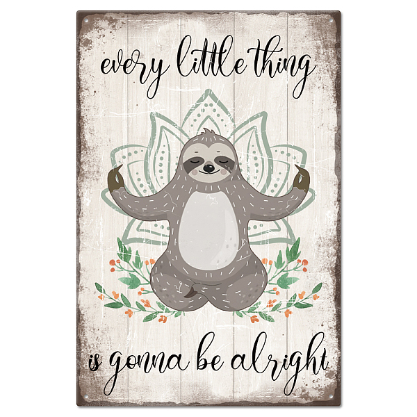 PandaHall Vintage Metal Tin Sign, Iron Wall Decor for Bars, Restaurants, Cafe Pubs, Rectangle, Sloth, 300x200x0.5mm Iron Sloth
PandaHall Vintage Metal Tin Sign, Iron Wall Decor for Bars, Restaurants, Cafe Pubs, Rectangle, Sloth, 300x200x0.5mm Iron Sloth