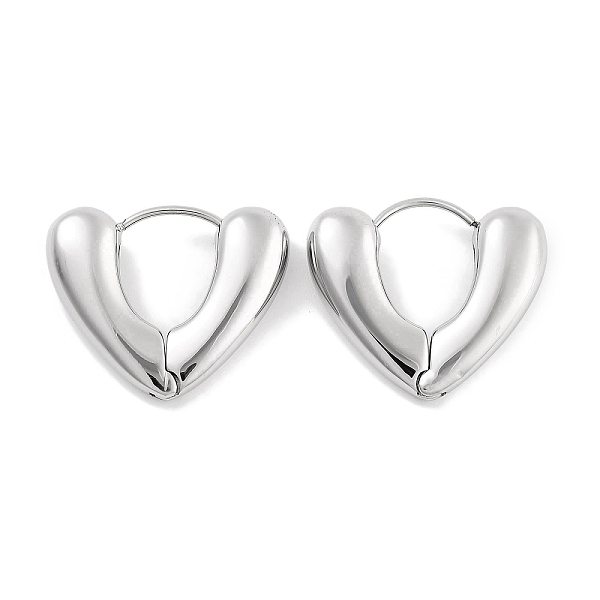 PandaHall 304 Stainless Steel Heart Huggie Hoop Earrings for Women, with 316 Stainless Steel Pins, Stainless Steel Color, 21.5x6x25mm 304...
PandaHall 304 Stainless Steel Heart Huggie Hoop Earrings for Women, with 316 Stainless Steel Pins, Stainless Steel Color, 21.5x6x25mm 304...