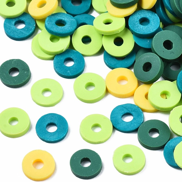 PandaHall Handmade Polymer Clay Beads, Heishi Beads, for DIY Jewelry Crafts Supplies, Disc/Flat Round, Dark Turquoise, 6x1mm, Hole: 2mm...
PandaHall Handmade Polymer Clay Beads, Heishi Beads, for DIY Jewelry Crafts Supplies, Disc/Flat Round, Dark Turquoise, 6x1mm, Hole: 2mm...