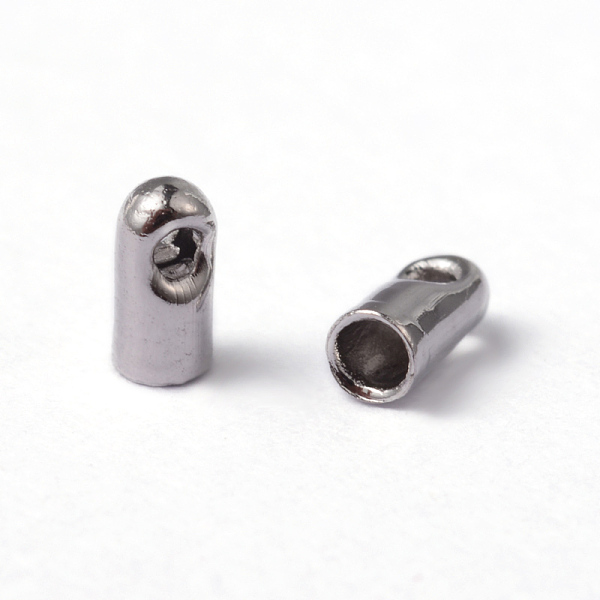 PandaHall Brass Cord Ends, Nickel Free, Platinum, 4x1.8mm, Hole: 0.8mm, Inner Diameter: 1.2mm Brass
PandaHall Brass Cord Ends, Nickel Free, Platinum, 4x1.8mm, Hole: 0.8mm, Inner Diameter: 1.2mm Brass