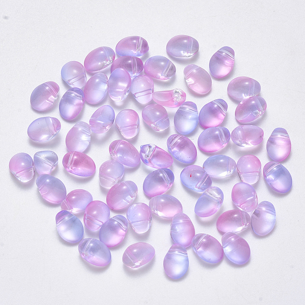 PandaHall Transparent Glass Charms, Two Tone, Oval, Plum, 8.5x6x4.5mm, Hole: 1mm Glass Oval Purple
PandaHall Transparent Glass Charms, Two Tone, Oval, Plum, 8.5x6x4.5mm, Hole: 1mm Glass Oval Purple