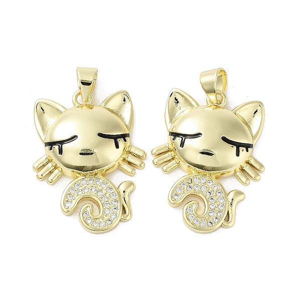 PandaHall Cat Rack Plating Brass Micro Pave Cubic Zirconia Pendants, with Enamel, Cadmium Free & Lead Free, Long-Lasting Plated, Real 18K..., Clear
PandaHall Cat Rack Plating Brass Micro Pave Cubic Zirconia Pendants, with Enamel, Cadmium Free & Lead Free, Long-Lasting Plated, Real 18K..., Clear