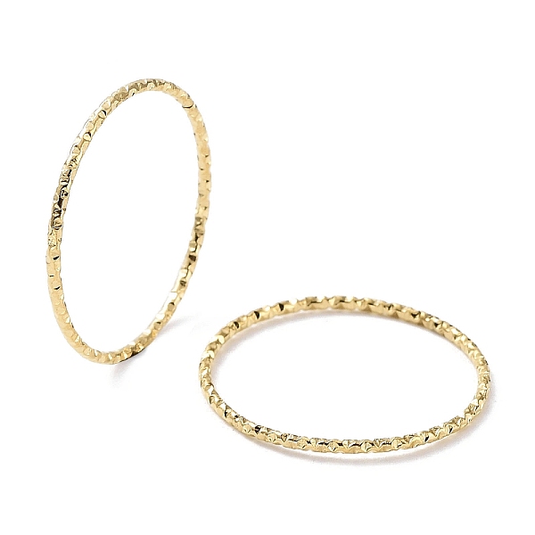 PandaHall Ion Plating(IP) 304 Stainless Steel Textured Finger Rings, Real 18K Gold Plated, US Size 7 1/4(17.5mm) 304 Stainless Steel Ring
PandaHall Ion Plating(IP) 304 Stainless Steel Textured Finger Rings, Real 18K Gold Plated, US Size 7 1/4(17.5mm) 304 Stainless Steel Ring