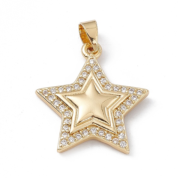 PandaHall Rack Plating Brass Micro Pave Cubic Zirconia Pendants, Cadmium Free & Lead Free, Long-Lasting Plated, Star Charm, Real 18K Gold..., Clear
PandaHall Rack Plating Brass Micro Pave Cubic Zirconia Pendants, Cadmium Free & Lead Free, Long-Lasting Plated, Star Charm, Real 18K Gold..., Clear