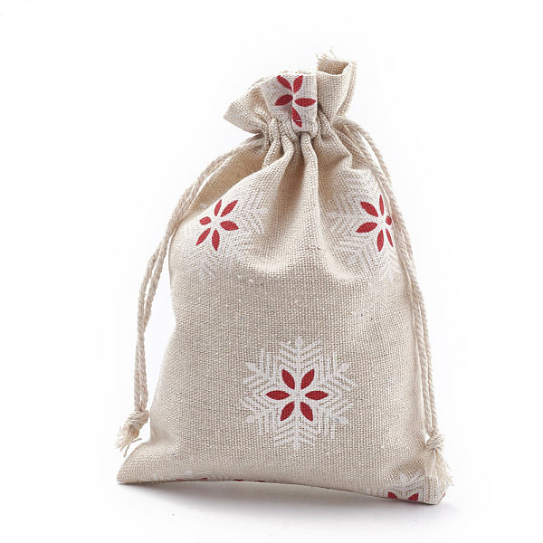PandaHall Polycotton(Polyester Cotton) Packing Pouches Drawstring Bags, with Printed Snowflake, Red, 18x13cm Polycotton Red
PandaHall Polycotton(Polyester Cotton) Packing Pouches Drawstring Bags, with Printed Snowflake, Red, 18x13cm Polycotton Red