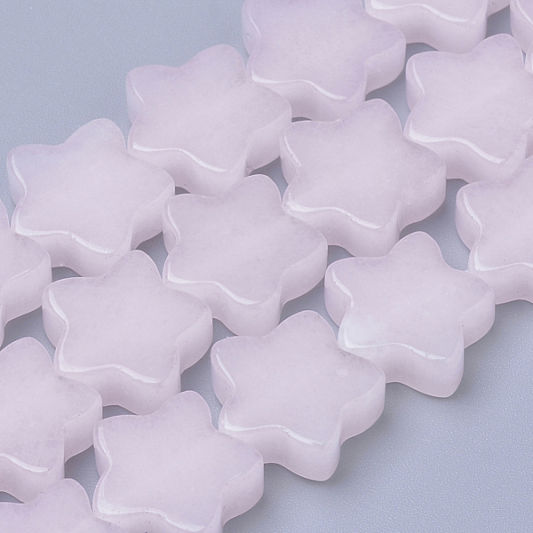 PandaHall Natural White Jade Beads Strands, Dyed, Star, Pink, 12x12x4~5mm, Hole: 1mm, about 20pcs/strand, 8.26 inch White Jade Star Pink
PandaHall Natural White Jade Beads Strands, Dyed, Star, Pink, 12x12x4~5mm, Hole: 1mm, about 20pcs/strand, 8.26 inch White Jade Star Pink