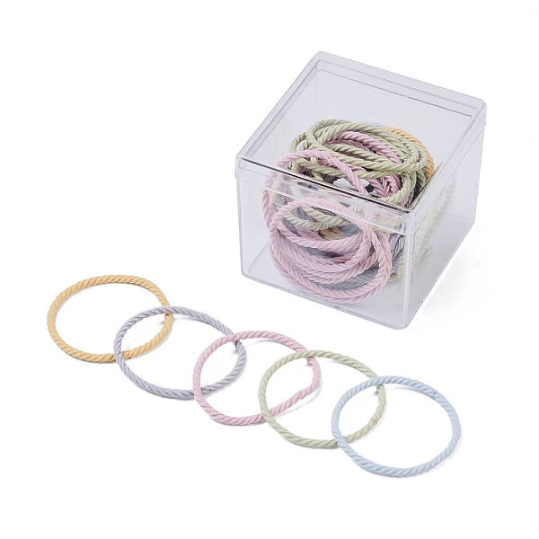 PandaHall Rubber Elastic Hair Band, Mixed Color, 2mm, Inner Diameter: 43x36mm, 50pcs/box Synthetic Rubber Multicolor
PandaHall Rubber Elastic Hair Band, Mixed Color, 2mm, Inner Diameter: 43x36mm, 50pcs/box Synthetic Rubber Multicolor
