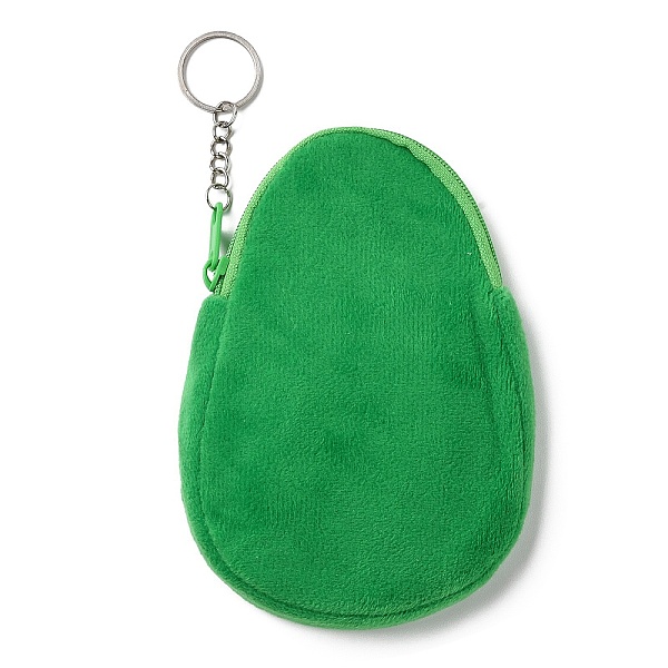 PandaHall Cartoon Style Avocado Fluffy Cloth Wallets, Change Purse with Zipper & Keychain, for Women, Light Green, 17.5cm Cloth Avocado
PandaHall Cartoon Style Avocado Fluffy Cloth Wallets, Change Purse with Zipper & Keychain, for Women, Light Green, 17.5cm Cloth Avocado