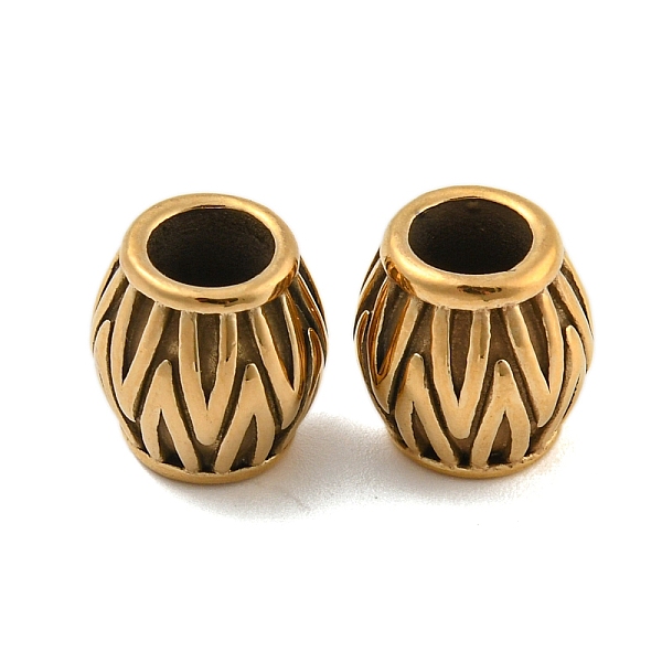 PandaHall Ion Plating(IP) 304 Stainless Steel European Beads, Large Hole Beads, Barrel, Golden, 10.5x10.5mm, Hole: 5mm 304 Stainless Steel...
PandaHall Ion Plating(IP) 304 Stainless Steel European Beads, Large Hole Beads, Barrel, Golden, 10.5x10.5mm, Hole: 5mm 304 Stainless Steel...