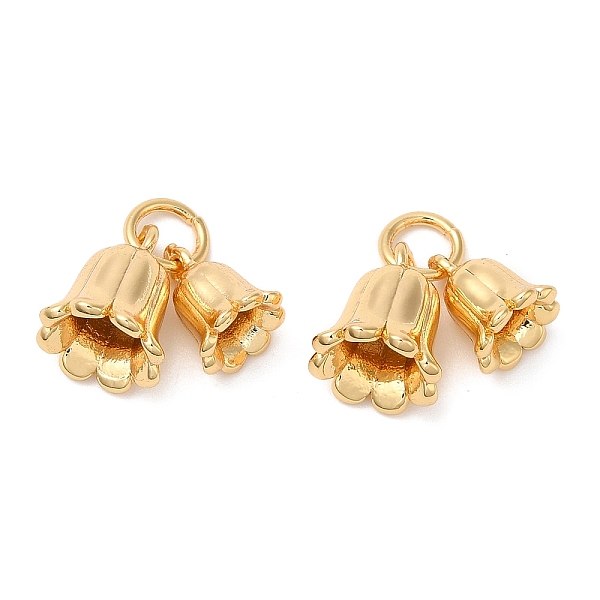 PandaHall Brass Pendants, with Jump Ring, Flower Charm, Real 18K Gold Plated, 16x15x9mm, Hole: 4mm Brass Flower
PandaHall Brass Pendants, with Jump Ring, Flower Charm, Real 18K Gold Plated, 16x15x9mm, Hole: 4mm Brass Flower