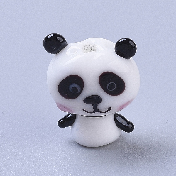 PandaHall Handmade Lampwork Beads, Cartoon Panda, White & Black, 18.2x15x9mm, Hole: 1.8mm Lampwork Panda White
PandaHall Handmade Lampwork Beads, Cartoon Panda, White & Black, 18.2x15x9mm, Hole: 1.8mm Lampwork Panda White
