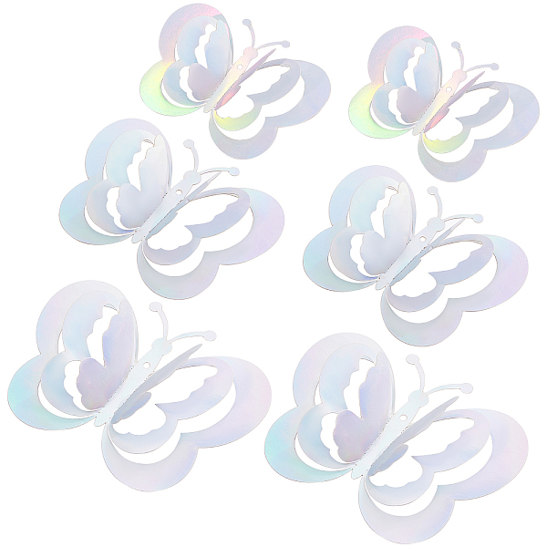 PandaHall CREATCABIN 3Set 3D Butterfly PVC Mirrors Wall Stickers, for Home Living Room Decoration, Colorful, 60~90x80~100x0.3mm, 3 set...
PandaHall CREATCABIN 3Set 3D Butterfly PVC Mirrors Wall Stickers, for Home Living Room Decoration, Colorful, 60~90x80~100x0.3mm, 3 set...