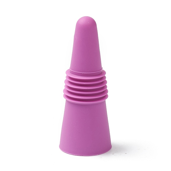 PandaHall Silicone Wine Bottle Stoppers, with Stainless Steel Findings inside, Cone, Violet, 64x25mm Silicone Cone Purple
PandaHall Silicone Wine Bottle Stoppers, with Stainless Steel Findings inside, Cone, Violet, 64x25mm Silicone Cone Purple