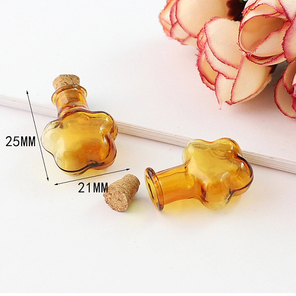 PandaHall Miniature Glass Bottles, with Cork Stoppers, Empty Wishing Bottles, for Dollhouse Accessories, Jewelry Making, Plum Blossom..., Gold
PandaHall Miniature Glass Bottles, with Cork Stoppers, Empty Wishing Bottles, for Dollhouse Accessories, Jewelry Making, Plum Blossom..., Gold