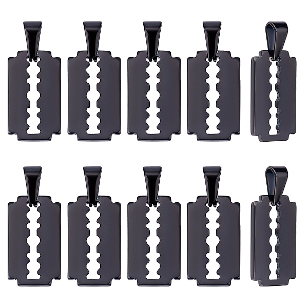 PandaHall UNICRAFTALE 10Pcs Razor Blade Necklace Pendants Charms Gunmetal Hip Hop Necklace Pendants 20x12x1.5mm 304 Stainless Steel Pendants...
PandaHall UNICRAFTALE 10Pcs Razor Blade Necklace Pendants Charms Gunmetal Hip Hop Necklace Pendants 20x12x1.5mm 304 Stainless Steel Pendants...