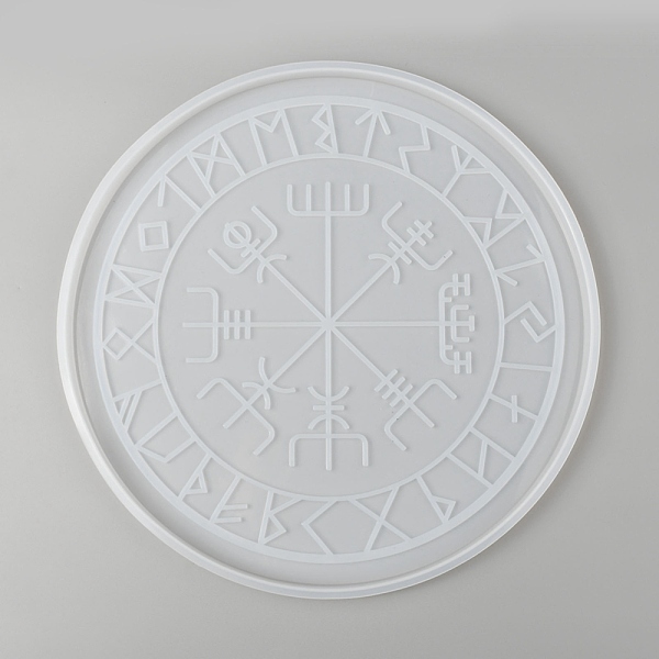 PandaHall Rune Stones Divination Mat Silicone Molds, for Astrology Board, Dice Tray Mold, Round Theosophical Plate, White, 253x11mm, Inner...
PandaHall Rune Stones Divination Mat Silicone Molds, for Astrology Board, Dice Tray Mold, Round Theosophical Plate, White, 253x11mm, Inner...