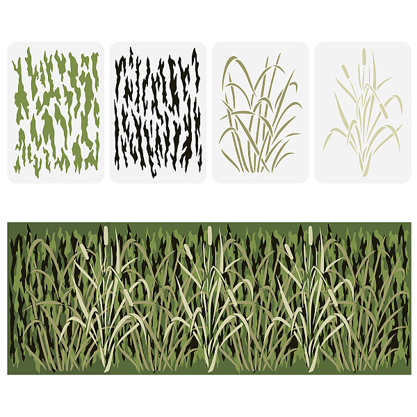 PandaHall 4Pcs 4 Styles PET Hollow Out Drawing Painting Stencils, for DIY Scrapbook, Photo Album, Plants Pattern, 297x210mm, 1pc/style...
PandaHall 4Pcs 4 Styles PET Hollow Out Drawing Painting Stencils, for DIY Scrapbook, Photo Album, Plants Pattern, 297x210mm, 1pc/style...