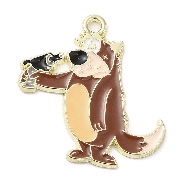 PandaHall Light Gold Plated Alloy Enamel Pendants, Phocidae Charm, Saddle Brown, 25x23x1mm, Hole: 1.8mm Alloy+Enamel Other Animal
PandaHall Light Gold Plated Alloy Enamel Pendants, Phocidae Charm, Saddle Brown, 25x23x1mm, Hole: 1.8mm Alloy+Enamel Other Animal