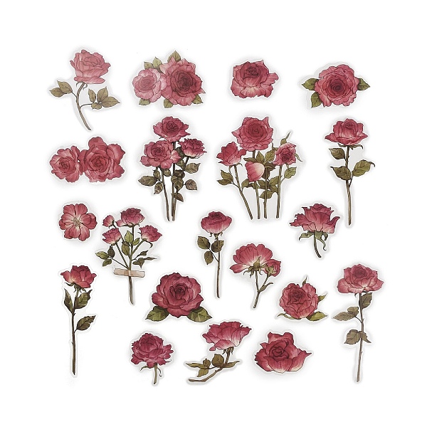 PandaHall 20Pcs 20 Styles Vintage Flower PET Waterproof Self Adhesive Stickers, Flower Decals for DIY Scrapbooking, Photo Album Decoration...
PandaHall 20Pcs 20 Styles Vintage Flower PET Waterproof Self Adhesive Stickers, Flower Decals for DIY Scrapbooking, Photo Album Decoration...