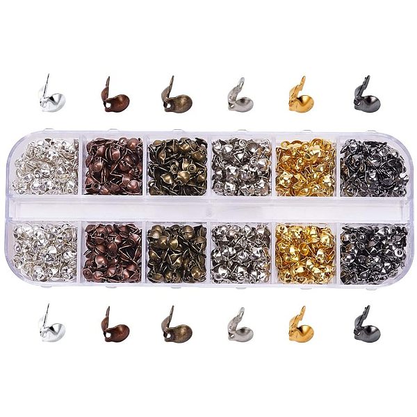 PandaHall about 600pcs 6 Color Bead Tips Knot Covers, 8x4mm Metal Open Clamshell Fold-Over Bead Tips Knot Covers End Caps for Jewelry...
PandaHall about 600pcs 6 Color Bead Tips Knot Covers, 8x4mm Metal Open Clamshell Fold-Over Bead Tips Knot Covers End Caps for Jewelry...