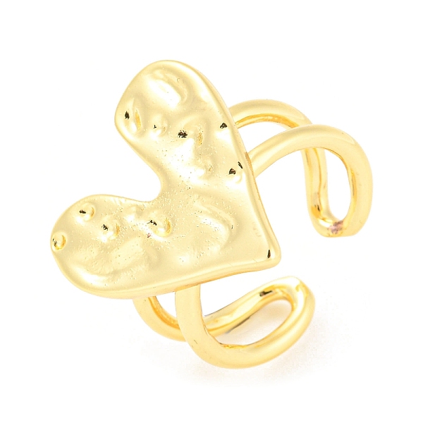 PandaHall Brass Heart Open Cuff Rings, Lead Free & Cadmium Free, Real 18K Gold Plated, US Size 8 1/2(18.5mm) Brass Heart
PandaHall Brass Heart Open Cuff Rings, Lead Free & Cadmium Free, Real 18K Gold Plated, US Size 8 1/2(18.5mm) Brass Heart