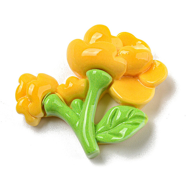 PandaHall Opaque Resin Decoden Cabochons, Flower, Gold, 26.5x31x8mm Resin Flower Gold
PandaHall Opaque Resin Decoden Cabochons, Flower, Gold, 26.5x31x8mm Resin Flower Gold