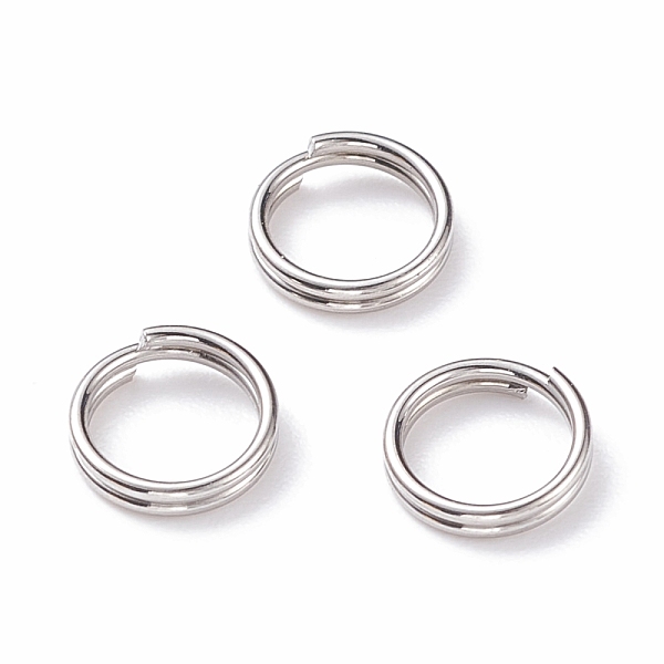 PandaHall 304 Stainless Steel Split Rings, Double Loops Jump Rings, Stainless Steel Color, 8x1.5mm, Inner Diameter: 6.5mm, Single Wire...
PandaHall 304 Stainless Steel Split Rings, Double Loops Jump Rings, Stainless Steel Color, 8x1.5mm, Inner Diameter: 6.5mm, Single Wire...