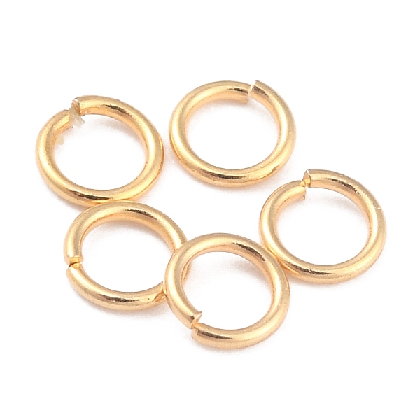 PandaHall Rack Plating Brass Jump Rings, Open Jump Rings, Long-Lasting Plated, Real 24K Gold Plated, 4x0.6mm, Inner Diameter: 2.8mm Brass
PandaHall Rack Plating Brass Jump Rings, Open Jump Rings, Long-Lasting Plated, Real 24K Gold Plated, 4x0.6mm, Inner Diameter: 2.8mm Brass