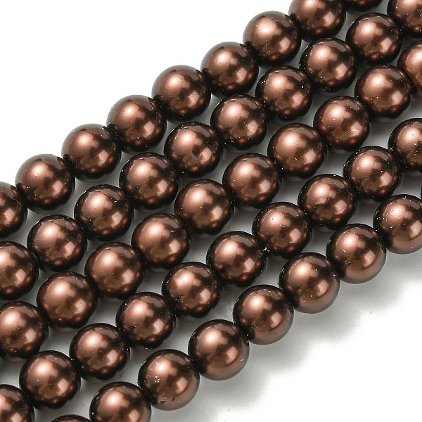 PandaHall Eco-Friendly Dyed Glass Pearl Round Beads Strands, Grade A, Cotton Cord Threaded, Coconut Brown, 8mm, Hole: 1.2~1.5mm, about...
PandaHall Eco-Friendly Dyed Glass Pearl Round Beads Strands, Grade A, Cotton Cord Threaded, Coconut Brown, 8mm, Hole: 1.2~1.5mm, about...
