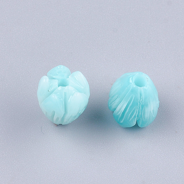 PandaHall Synthetic Coral Beads, Dyed, Flower Bud, Cyan, 8.5x7mm, Hole: 1mm Synthetic Coral Cyan
PandaHall Synthetic Coral Beads, Dyed, Flower Bud, Cyan, 8.5x7mm, Hole: 1mm Synthetic Coral Cyan