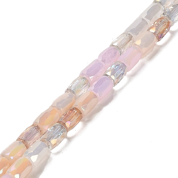 PandaHall Electroplate Glass Beads Strands, Faceted, Column, Pink, 6~6.5x4mm, Hole: 0.8mm, about 80pcs/strand, 20.12~20.24 inch(51.1~51.4cm)...
PandaHall Electroplate Glass Beads Strands, Faceted, Column, Pink, 6~6.5x4mm, Hole: 0.8mm, about 80pcs/strand, 20.12~20.24 inch(51.1~51.4cm)...