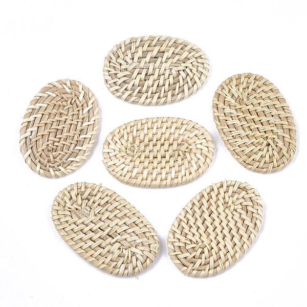 PandaHall Handmade Reed Cane/Rattan Woven Beads, For Making Straw Earrings and Necklaces, No Hole/Undrilled, Oval, Antique White..., Orange
PandaHall Handmade Reed Cane/Rattan Woven Beads, For Making Straw Earrings and Necklaces, No Hole/Undrilled, Oval, Antique White..., Orange