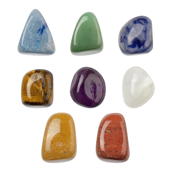 PandaHall 16Pcs 8 Style Natural Mixed Gemstone Beads, No Hole Beads, Nuggets, Tumbled Stone, Healing Stones, for Reiki Healing Crystals...
PandaHall 16Pcs 8 Style Natural Mixed Gemstone Beads, No Hole Beads, Nuggets, Tumbled Stone, Healing Stones, for Reiki Healing Crystals...