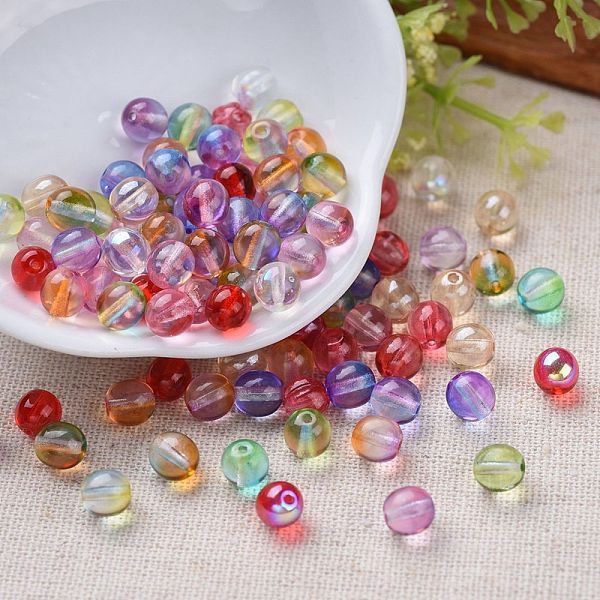 PandaHall Czech Glass Beads, Round, Mixed Color, 6mm, Hole: 0.9mm, about 357pcs~363pcs/bag Czech Glass Round Multicolor
PandaHall Czech Glass Beads, Round, Mixed Color, 6mm, Hole: 0.9mm, about 357pcs~363pcs/bag Czech Glass Round Multicolor