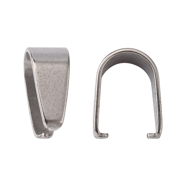PandaHall 201 Stainless Steel Pinch Bails, Size: about 9mm wide, 13mm long, 1mm thick 201 Stainless Steel
PandaHall 201 Stainless Steel Pinch Bails, Size: about 9mm wide, 13mm long, 1mm thick 201 Stainless Steel
