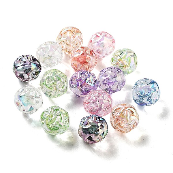 PandaHall UV Plating Transparent Acrylic Beads, Iridescent, Round, Mixed Color, 15mm, Hole: 2mm Acrylic Round Multicolor
PandaHall UV Plating Transparent Acrylic Beads, Iridescent, Round, Mixed Color, 15mm, Hole: 2mm Acrylic Round Multicolor
