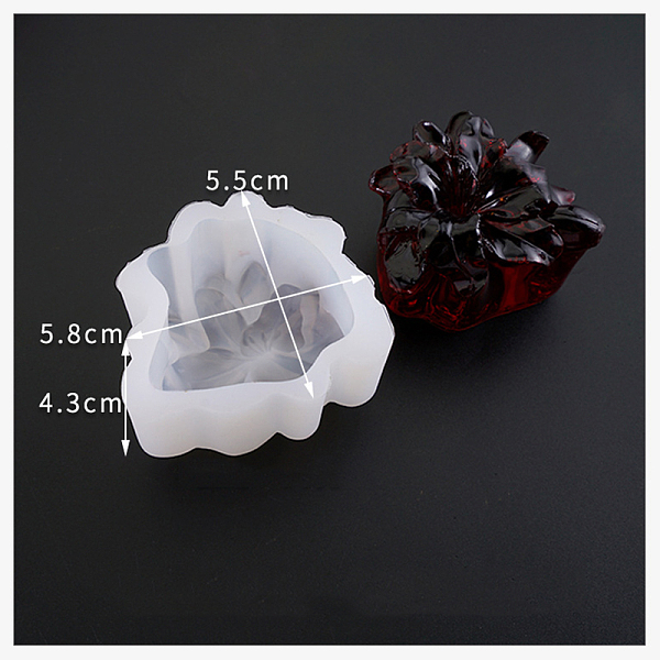 PandaHall Silicone Molds, Resin Casting Molds, For UV Resin, Epoxy Resin Jewelry Making, Flower, White, 58x55x43mm Silicone Flower White
PandaHall Silicone Molds, Resin Casting Molds, For UV Resin, Epoxy Resin Jewelry Making, Flower, White, 58x55x43mm Silicone Flower White