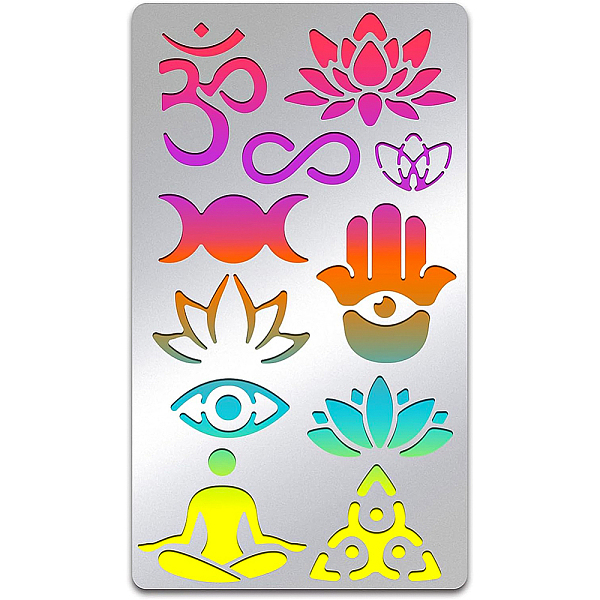 PandaHall Chakra Stainless Steel Cutting Dies Stencils, for DIY Scrapbooking/Photo Album, Decorative Embossing DIY Paper Card, Matte...
PandaHall Chakra Stainless Steel Cutting Dies Stencils, for DIY Scrapbooking/Photo Album, Decorative Embossing DIY Paper Card, Matte...
