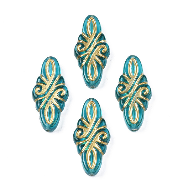 PandaHall Plating Acrylic Beads, Metal Enlaced, Oval, Dark Turquoise, 30x14x6mm, Hole: 1.2mm, about 346pcs/500g Acrylic Oval
PandaHall Plating Acrylic Beads, Metal Enlaced, Oval, Dark Turquoise, 30x14x6mm, Hole: 1.2mm, about 346pcs/500g Acrylic Oval