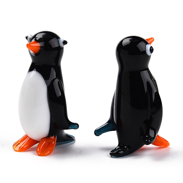 PandaHall Handmade Lampwork Home Decorations, 3D Penguin Ornaments for Gift, Black, 28.5~32x29~32x50.5~52mm Lampwork Penguin Black
PandaHall Handmade Lampwork Home Decorations, 3D Penguin Ornaments for Gift, Black, 28.5~32x29~32x50.5~52mm Lampwork Penguin Black