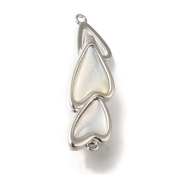 PandaHall Brass with Shell Fold Over Clasps, Heart, Platinum, 25x9.5x9.5mm, Hole: 1.2mm Brass Heart
PandaHall Brass with Shell Fold Over Clasps, Heart, Platinum, 25x9.5x9.5mm, Hole: 1.2mm Brass Heart