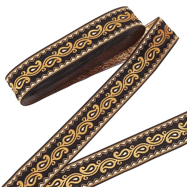 PandaHall Ethnic Embroidery Polyester Flat Ribbons, Jacquard Ribbon, Black, 1-1/4 inch(33mm), about 9.84 Yards(9m)/Bundle Polyester Flower...
PandaHall Ethnic Embroidery Polyester Flat Ribbons, Jacquard Ribbon, Black, 1-1/4 inch(33mm), about 9.84 Yards(9m)/Bundle Polyester Flower...