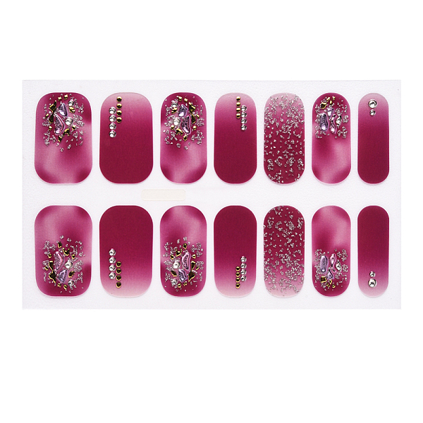 PandaHall Full Cover Ombre Nails Wraps, Glitter Powder Color Street Nail Strips, Self-Adhesive, for Nail Tips Decorations, Medium Violet Red...
PandaHall Full Cover Ombre Nails Wraps, Glitter Powder Color Street Nail Strips, Self-Adhesive, for Nail Tips Decorations, Medium Violet Red...