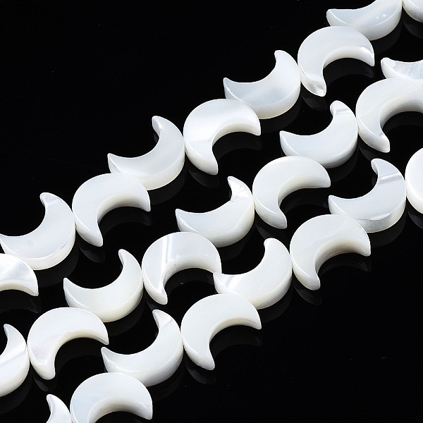 PandaHall Natural Trochid Shell/Trochus Shell Beads Strands, Moon, Bleach, Seashell Color, 8x6x2.5mm, Hole: 0.5mm, about 52~53pcs/strand...
PandaHall Natural Trochid Shell/Trochus Shell Beads Strands, Moon, Bleach, Seashell Color, 8x6x2.5mm, Hole: 0.5mm, about 52~53pcs/strand...