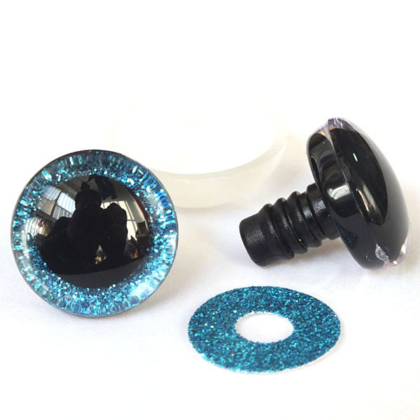 PandaHall Plastic Safety Craft Eye, with Spacer, PU Sequins Ring, for DIY Doll Toys Puppet Plush Animal Making, Dark Turquoise, 12mm Plastic...
PandaHall Plastic Safety Craft Eye, with Spacer, PU Sequins Ring, for DIY Doll Toys Puppet Plush Animal Making, Dark Turquoise, 12mm Plastic...