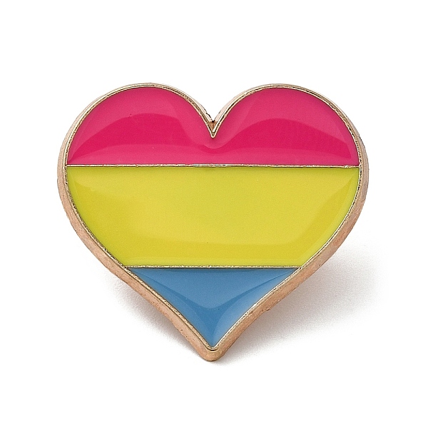 PandaHall Pride Rainbow Theme Enamel Pins, Light Gold Alloy Brooches for Backpack Clothes, Heart, 23x25x1.5mm Alloy+Enamel Heart Multicolor
PandaHall Pride Rainbow Theme Enamel Pins, Light Gold Alloy Brooches for Backpack Clothes, Heart, 23x25x1.5mm Alloy+Enamel Heart Multicolor