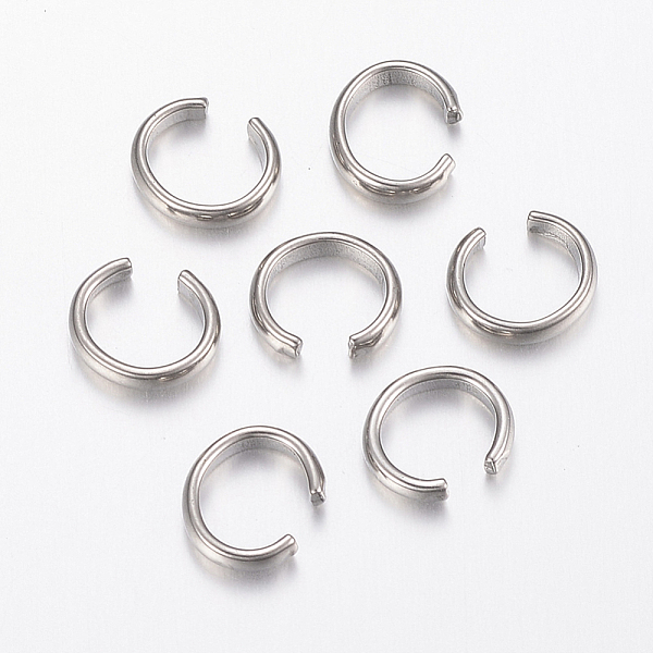 PandaHall 201 Stainless Steel Open Jump Rings, Stainless Steel Color, 12 Gauge, 8x7x2mm, Hole: 5mm 201 Stainless Steel
PandaHall 201 Stainless Steel Open Jump Rings, Stainless Steel Color, 12 Gauge, 8x7x2mm, Hole: 5mm 201 Stainless Steel